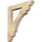 Ekena Millwork Olympic Slat Rough Sawn Bracket, Douglas Fir, 4"W x 30"D x 34"H BKT04X30X34OLY06RDF - alternate 1